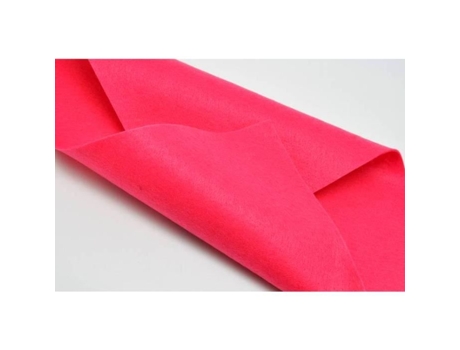 Rolo de feltro - MEGACREA DIY - 45 cm x 10 m - Poliéster - Rosa fúcsia
