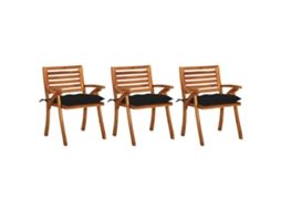 Dining Chair, Dining Chairs Vidaxl Preto Madeira De Acácia (n/a)