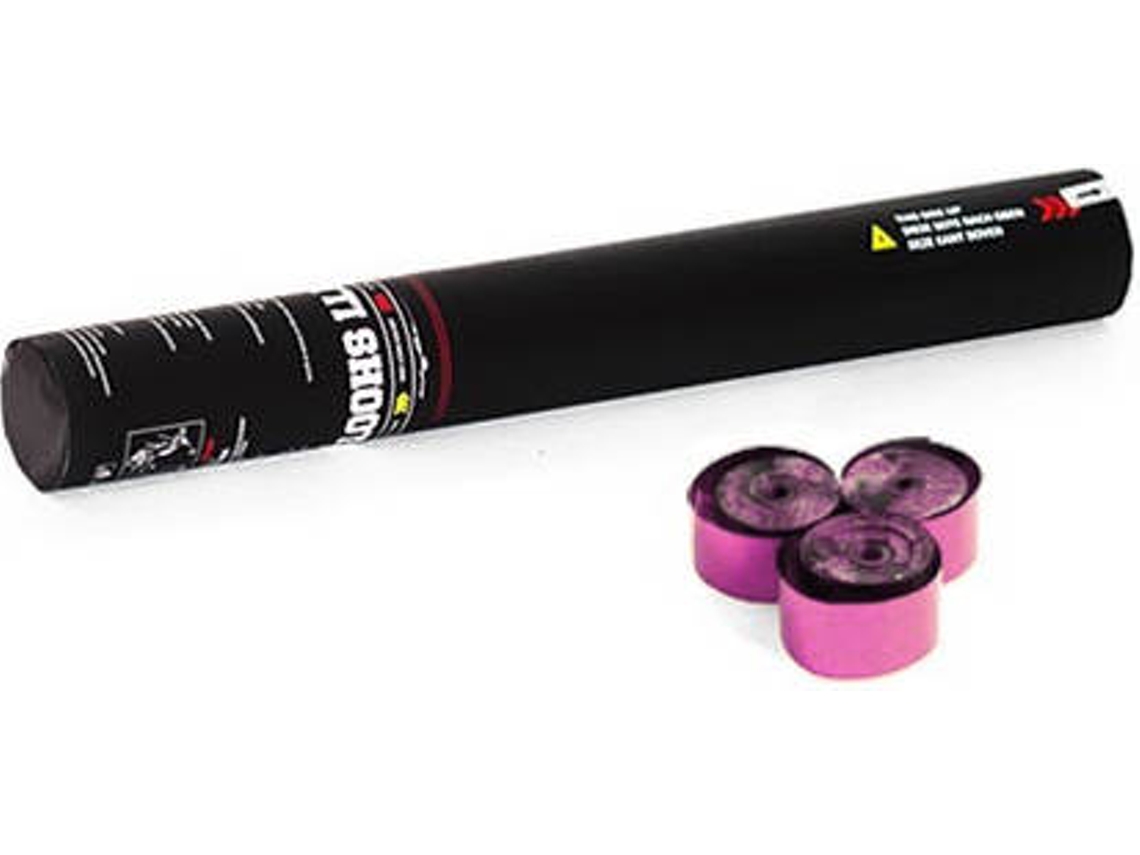 Canhão de Confetti TCM 41 50 cm, Rosa Metallic