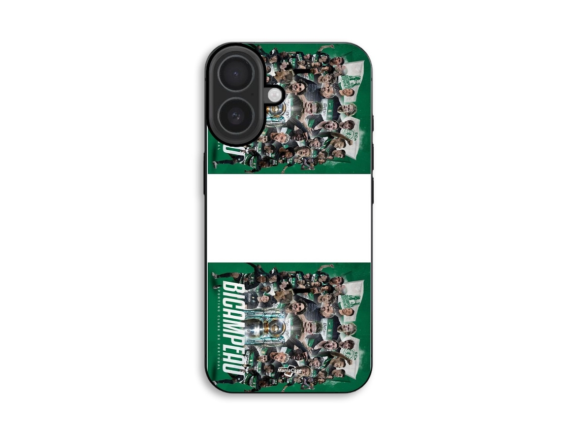 Capa Para Iphone 18 Scp Sporting Bicampeão Maniacase