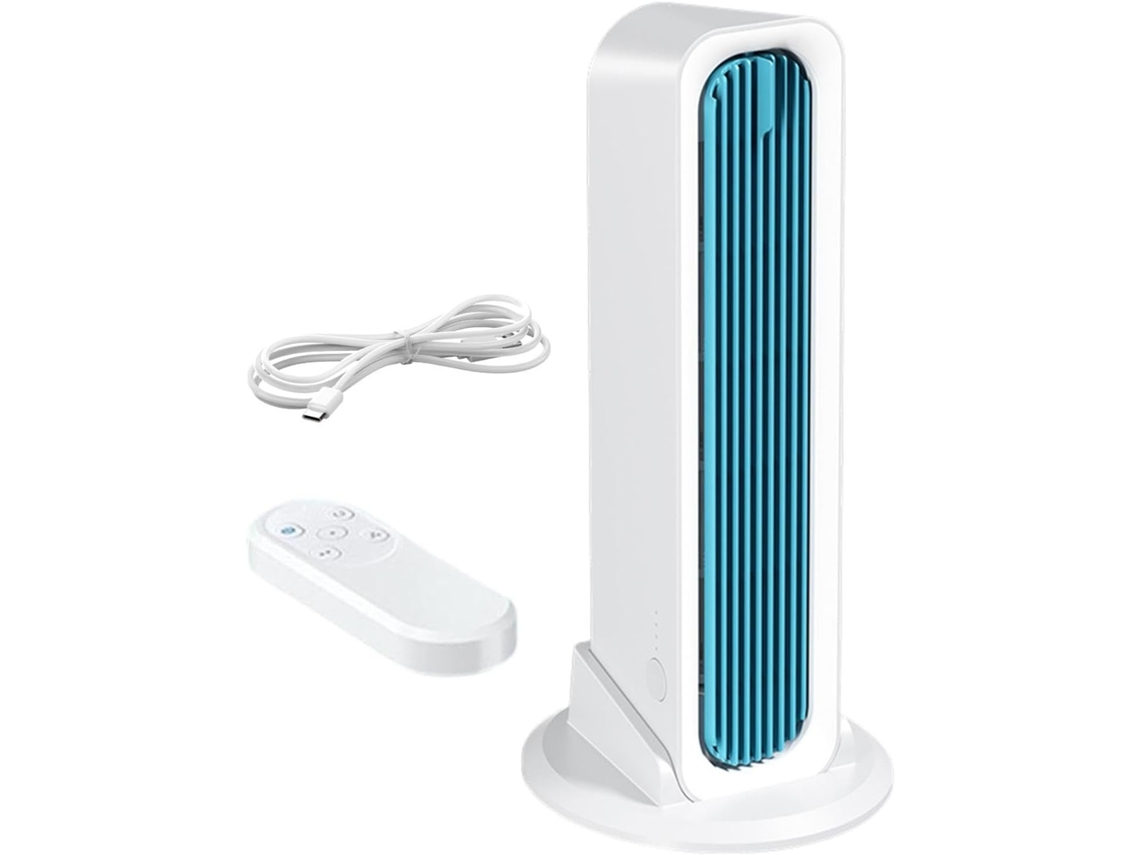 Ventilador Usb Recarregável, De Mesa Oscilante, Oscilante 5 Modos