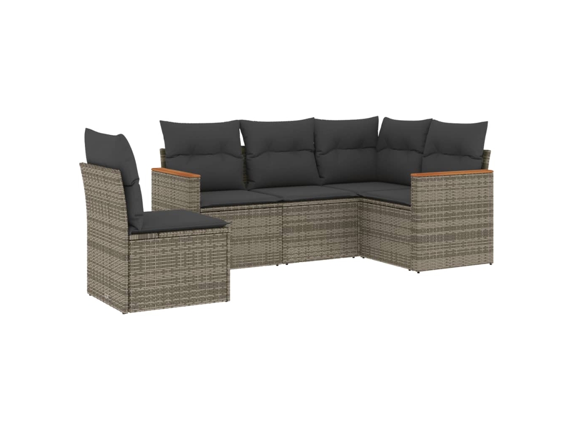 Garden Sofa Set, Garden Sofa Sets Vidaxl Cinzeto Rattan / Vime (n/a)