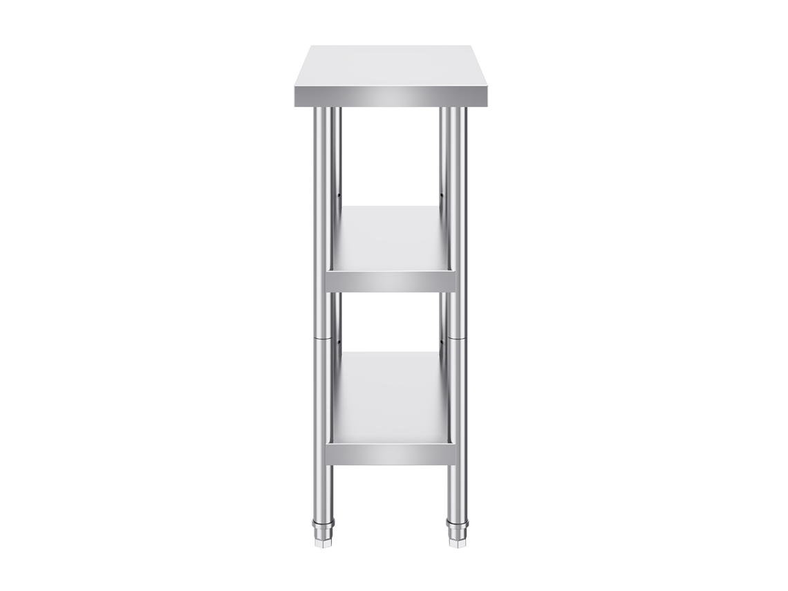 Mesa De Trabalho Para Preparação De Alimentos Succebuy Em Aço Inoxidável, 14 X 24 Polegadas, Para Cozinha
