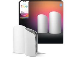 Pack de 2 Candeeiro de Mesa PHILIPS Hue Play Wall Washer Branco EU/UK