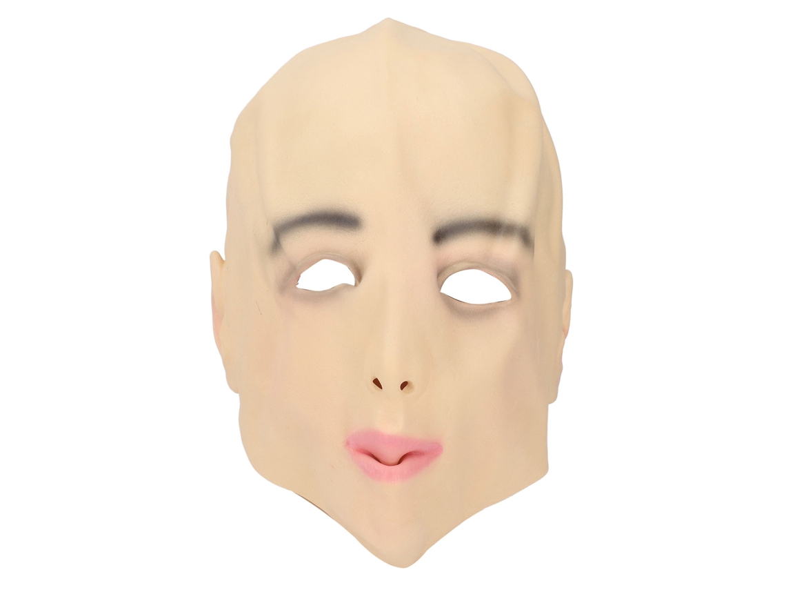 Máscara Facial Feminina De Látex Com Cobertura Realista
