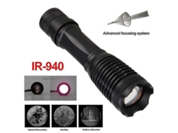 Lanterna Infravermelha 940 Nm Iluminador Com Zoom Para Caça Com Visão Noturna Aquaforge