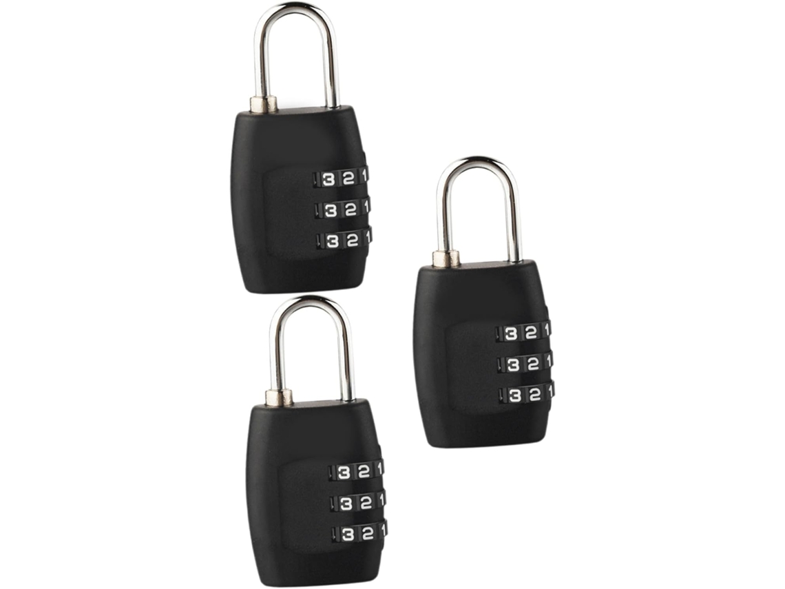 Cadeado De Combinação Para Bagagem, Para Malas, Mochilas E Armários