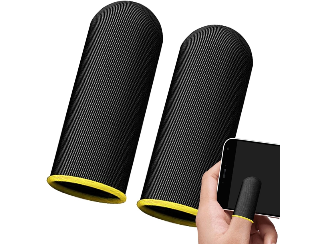 Lurelia Dedeiras Gaming Para Ecrã Tátil Fibra De Carbono, Respirável, Leve, Para Gaming Móvel E Ecrãs Táteis, Conforto Prolongado