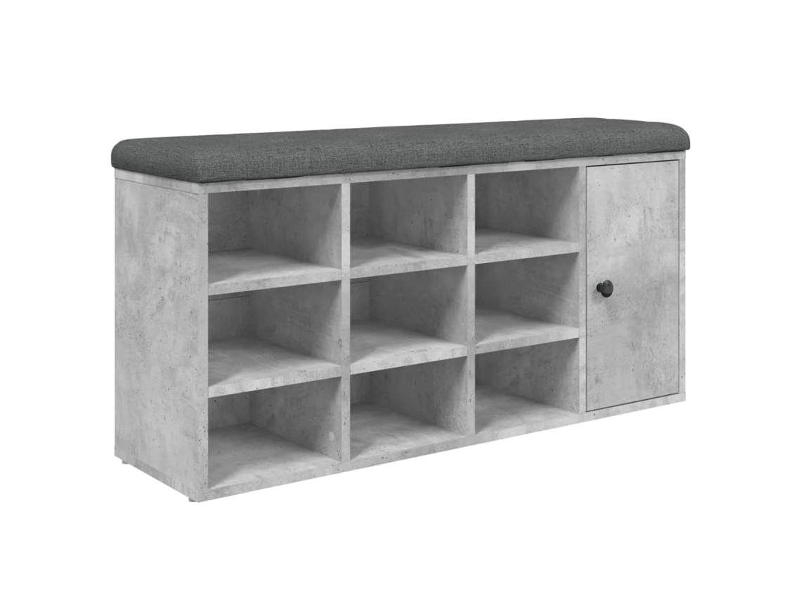 Shoe Bench, Shoe Benches Vidaxl Cinzeto Madeira Processada (n/a)