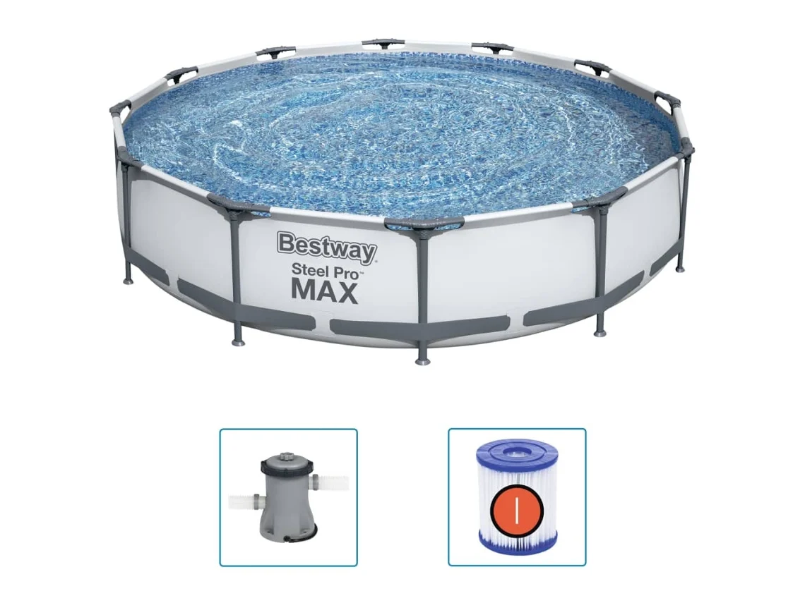 Piscina BESTWAY Steel (366 x 76)