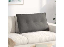 Vidaxl Travesseiro Para Costas Cinzento-claro 80 X 50 Cm
