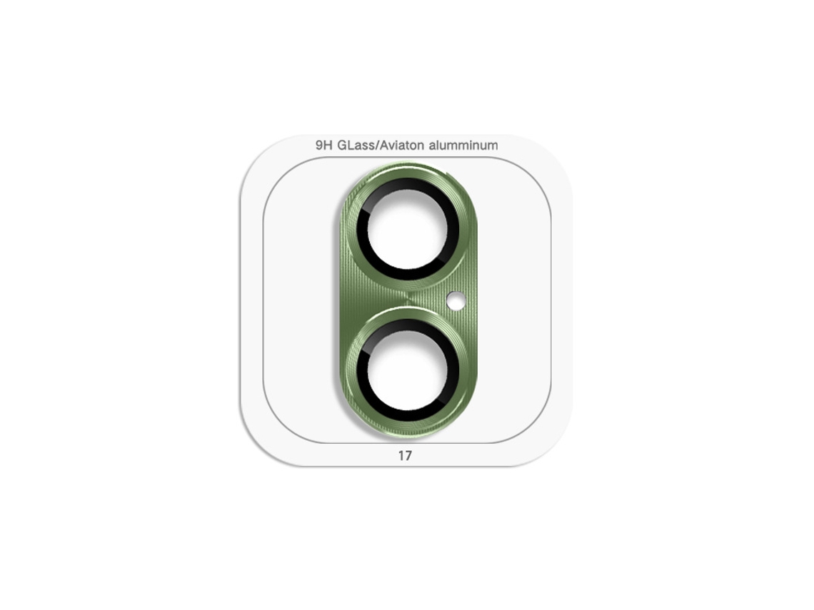 A Película Metálica Para Lentes É Adequada Paracapa Protetora Verde-clara Com Estampa De Cd Para Iphone 12/12 Mini