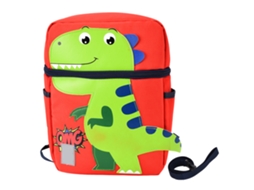 Mochila Para Crianças Pequenas Com Padrão De Animais, Antipérdida, Para Jardim De Infância E Pré-escola Vermelha