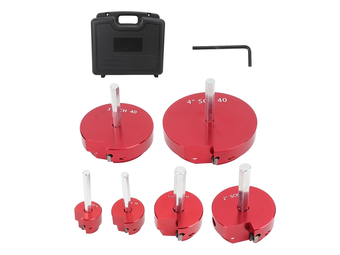 Conjunto De 6 Alargadores Para Acessórios De Tubo De Plástico Pvc, Compatível Com Furadeiras Padrão De 1/2 Polegada E Acessórios Pprk6.