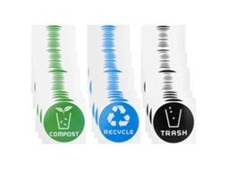 Adesivos de Lixo Reciclagem Primerox