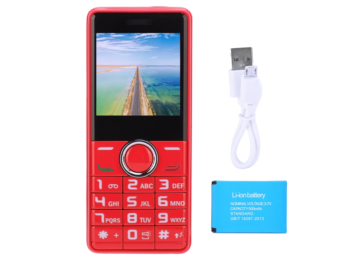 Laxiscreed Telefone Móvel Mini Com Tela Grande E Som Alto Para Clareza E Volume Elevado