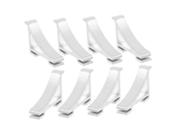 Clips Para Prateleira De Freezer 8 Peças, Suporte Alumínio Geladeira,