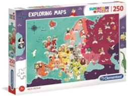 Puzzle CLEMENTONI Mapas Europagente (250 Peças - Idade Mímina: 3 anos)