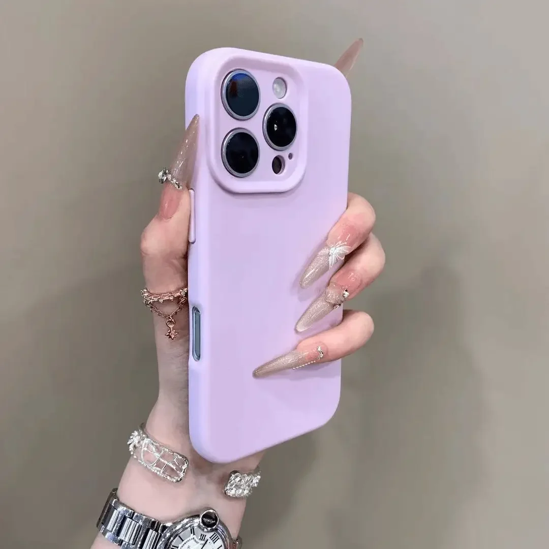 Capa Para Iphone 11 Pro Max (roxa), Estrutura Em Tpu Resistente A Impactos, Design Simples.