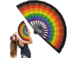 Ventiladores De Mão Dobráveis, Grande Ventilador De Mão Dobrável | Leques De Dança Grandes De 13 Polegadas