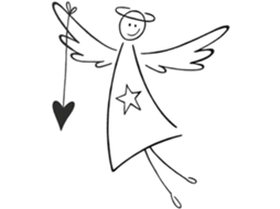 Tampon De Madeira Anjo 6x7cm Rayher