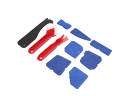Conjunto De Espátulas Laxiscreed Para Aplicação E Remoção De Silicone E Vedante De Vidro