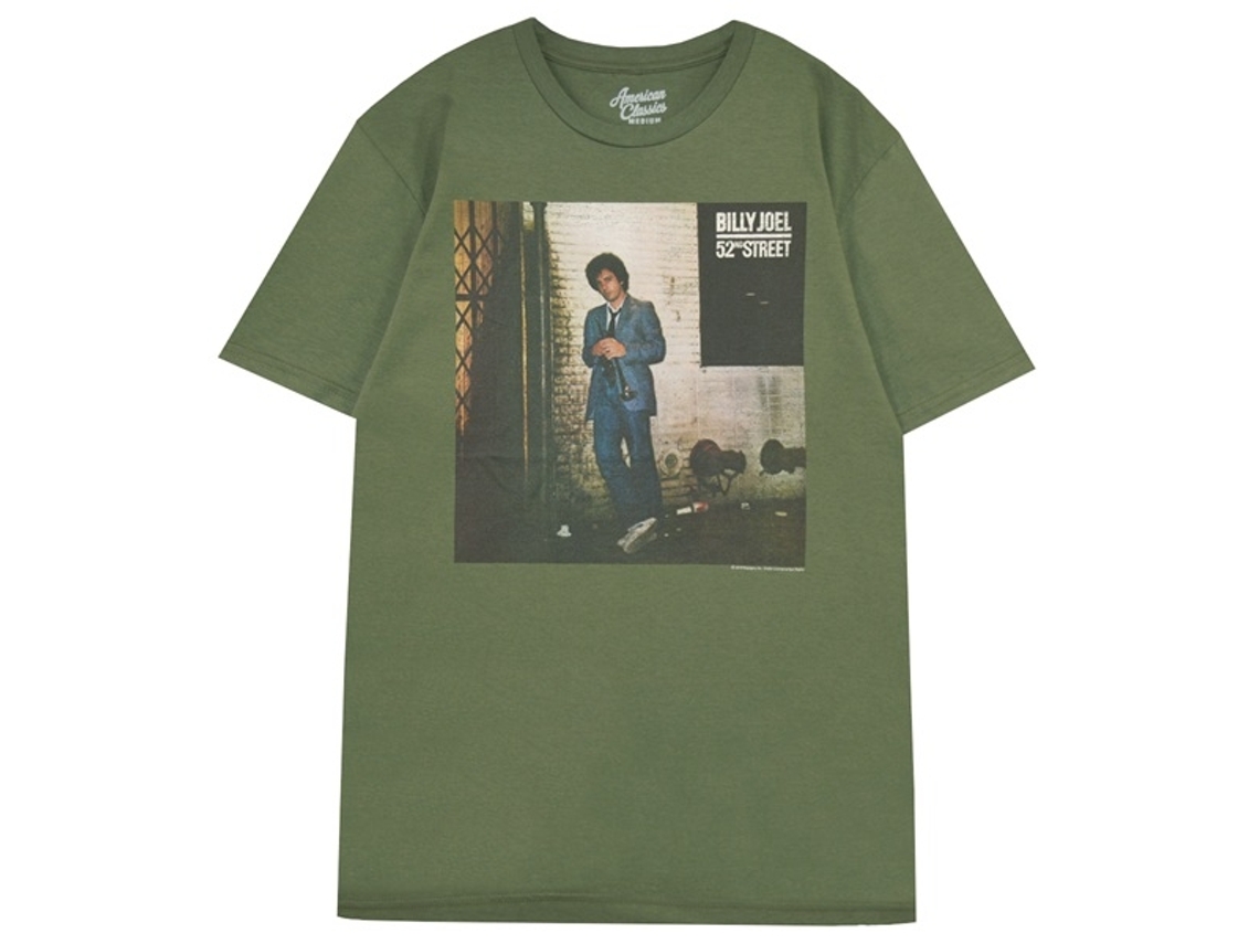 Rockinstone Billy Joel 52nd Street T-shirt Classic Unisex Adults Size:xl