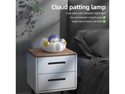 Luz Noturna Ursinho Penguin Silicone Portátil Recarregável