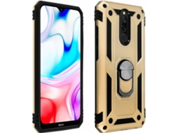Capa Xiaomi Redmi 8, 8a Anel Dourado