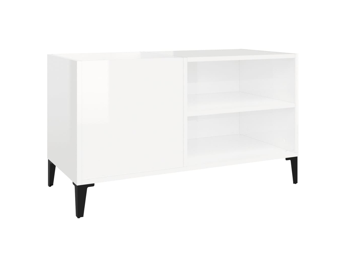 Record Cabinet, Record Cabinets Vidaxl Branco Madeira Processada (84.5 X 38 X 48 Cm)
