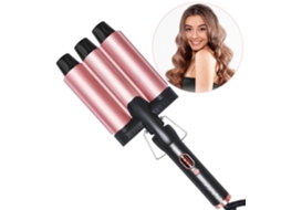 Modelador De Cabelo Com 3 Barras E Tecnologia De Ondulação 35mm, Ferro De Ondular Cabelo Com Temperatura Ajustável E Cerâmica*