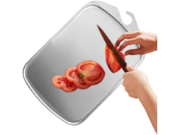 Tábua De Corte Em Aço Inoxidável Para Cozinha, Tábua De Corte Em Aço Inoxidável, Espessa, Própria Pa Gokoco