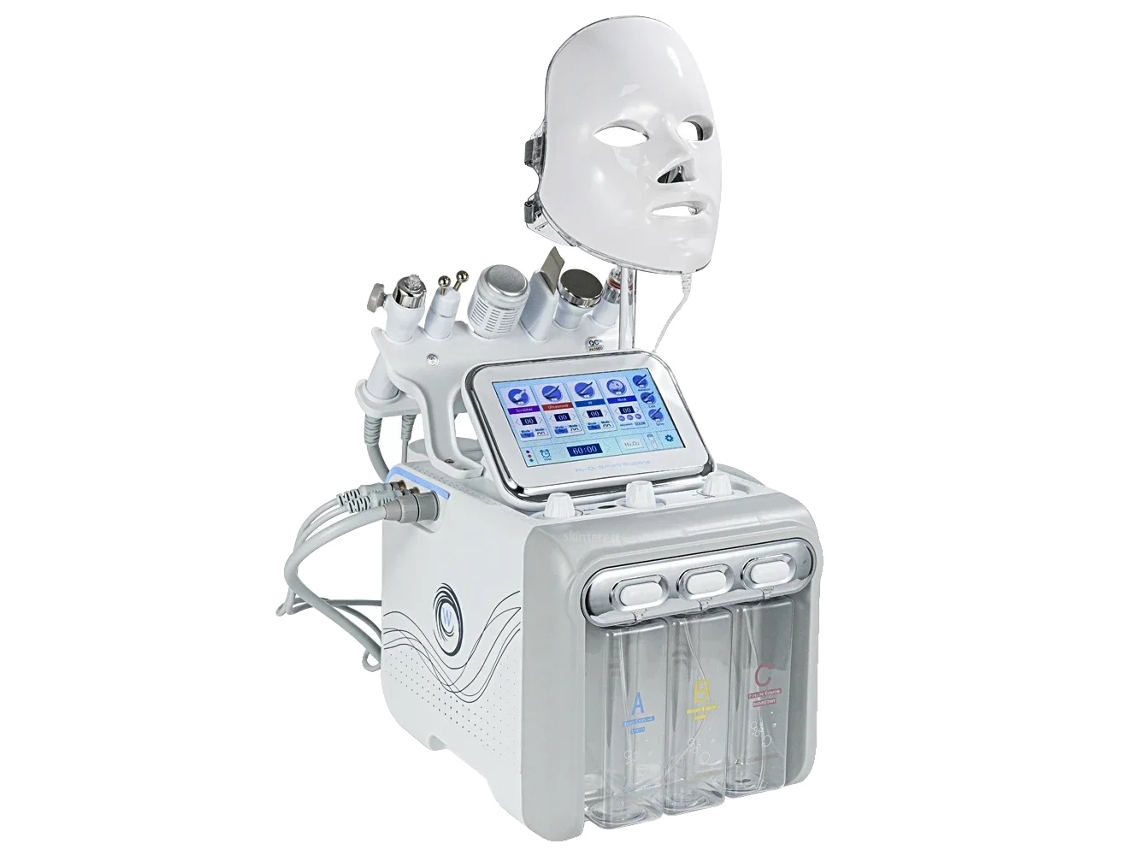 Máquina De Hidro Dermabrasão, Multifuncional 7 Em 1, Display De 7 Polegadas, 7 Em 1 Plugue Eu Oem