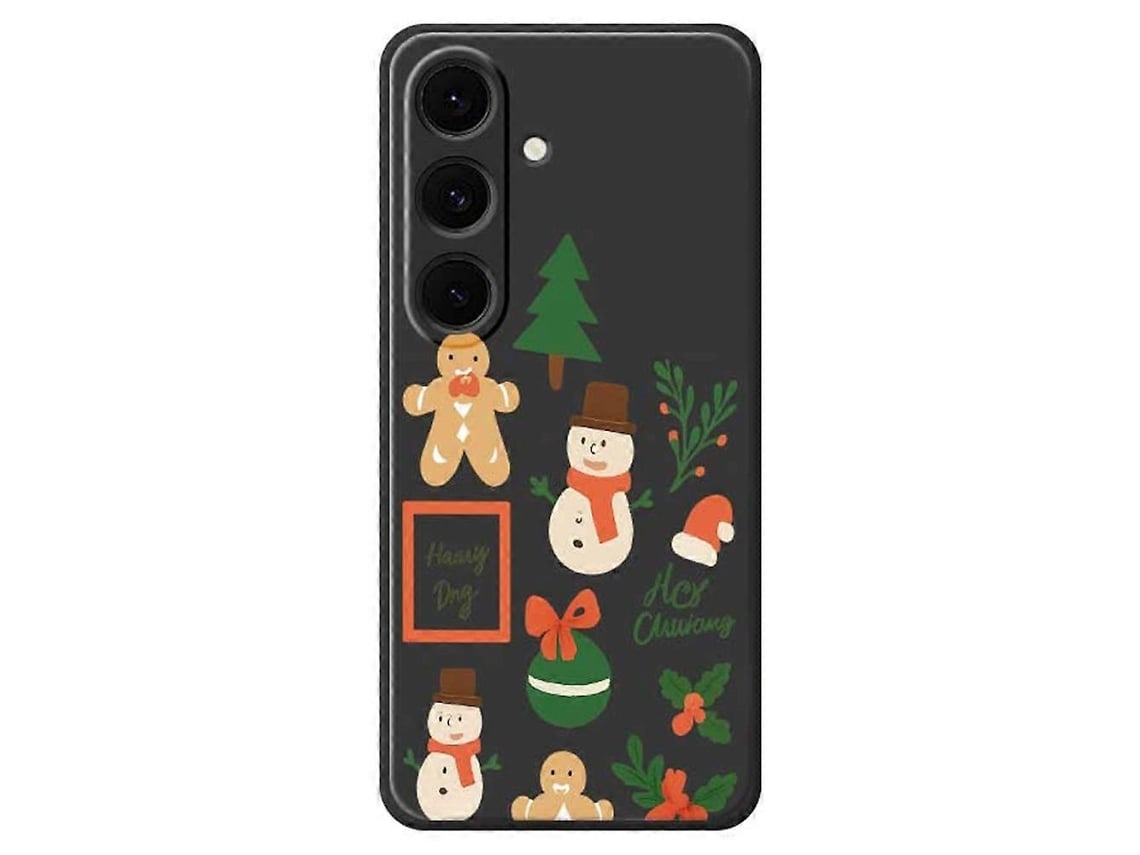 Capa Tpu Para Samsung Galaxy S25, Preta, Elysve