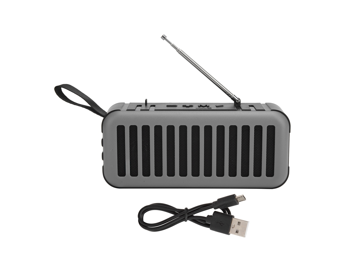 Caixa De Som Sem Fio Bluetooth Com Painel Solar