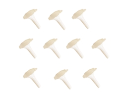 Conjunto De 10 Mini Funis - Pequenos Funis De Plástico Para Óleos Essenciais, Perfumes E Líquidos. Cor Branca.