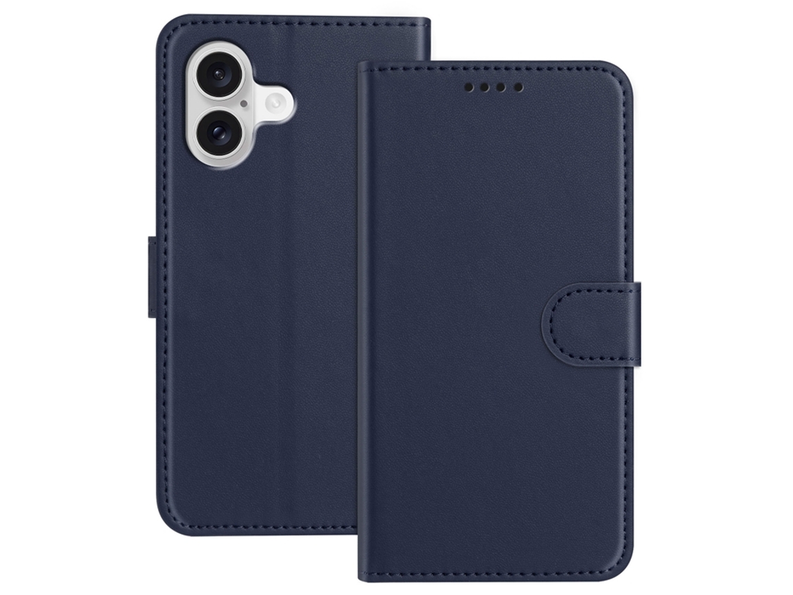 Capa Carteira Anti-queda Para Iphone 17 - Azul