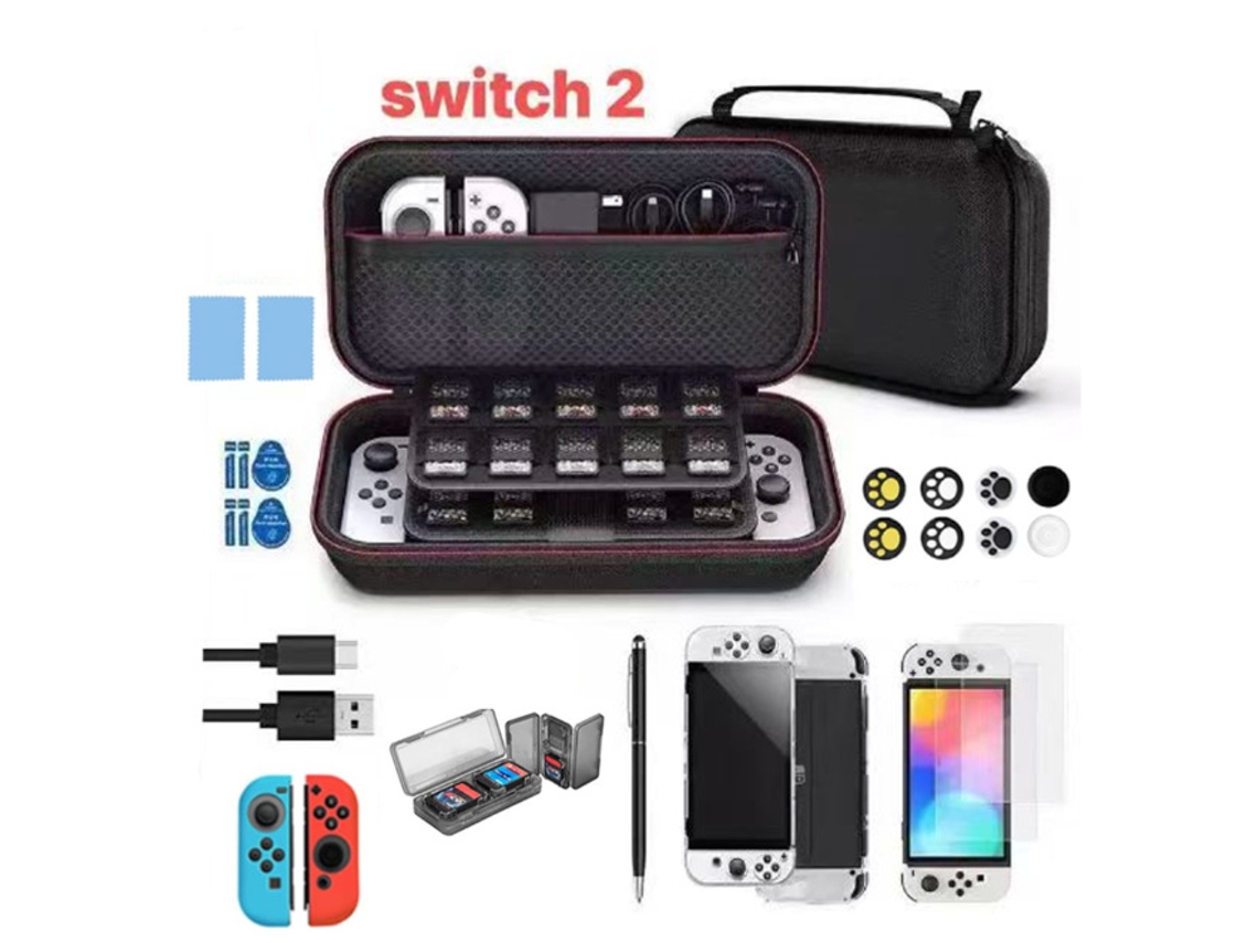 Adequado Bolsa De Armazenamento Para Switch2 Bolsa De Mão Portátil Com Capa Rígida E Acessórios Para Ferramentas De Proteção Do Controlador Cuich