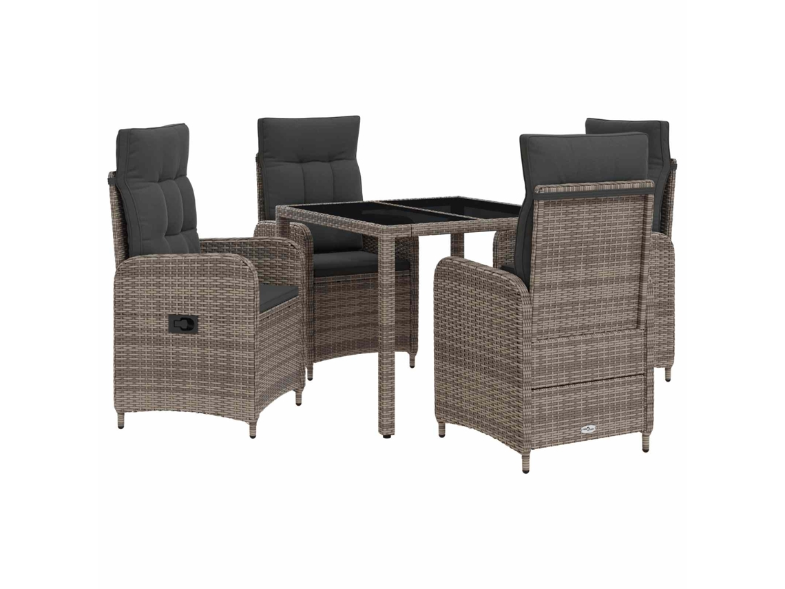 Vidaxl Conjunto De Jantar Para Exterior 5 Pcs
