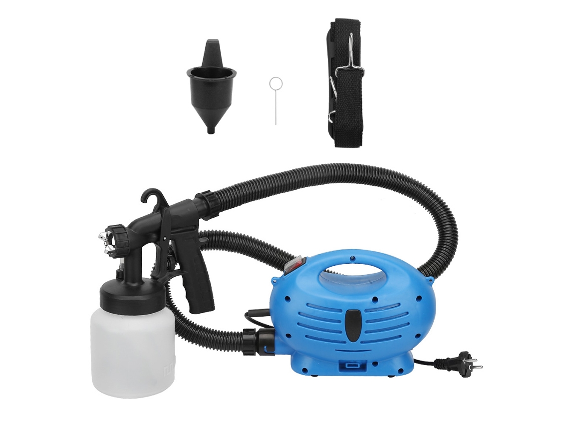 Pistola de Tinta Elétrica 800ml com Atomização 360° | S/MARCA