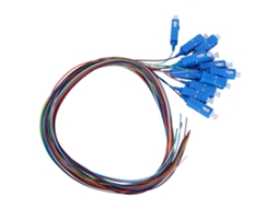 Laxiscreed Cabo De Fibra Óptica Single-mode Sc/upc De 12 Núcleos Com Conector Quadrado Pvc