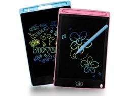 Tablet De Desenho Lcd Mágico Pieces 8,5 Polegadas Para Crianças, Apagável E Reutilizável, Com Cores Vibrantes Escrita, Ideal Menin Aquaforge