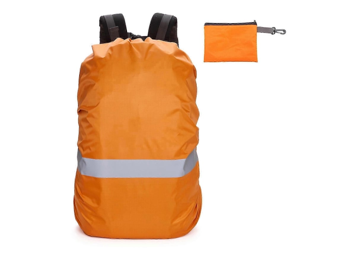 Capa De Chuva Para Mochilas Com Alça Ajustável, Impermeável E Refletiva