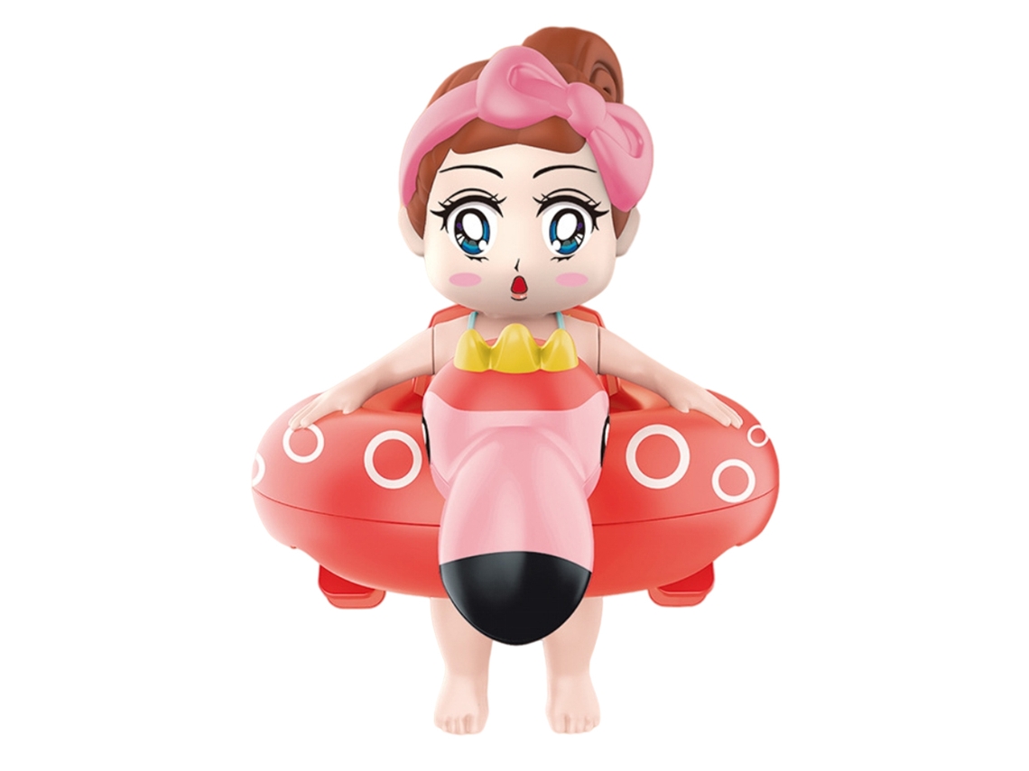Mali brinquedo de Banho para Bebê Menina com Anel de Nado Flutuante Brinquedos de Banheiro Presente para Crianças