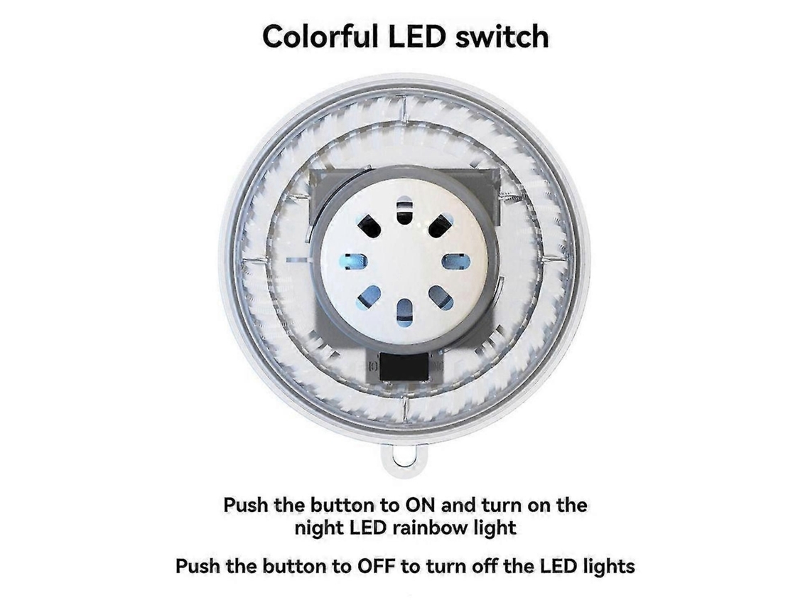 Termômetro para Piscina, Solar Flutuante Led Piscina À Noite, Banho de Gelo GOKOCO