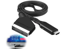 Adaptador Ing Scart para HDMI Full HD 1080p AQUAFORGE