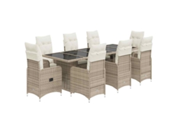Bistro Set, Bistro Sets Vidaxl Bege Rattan / Vime (n/a)