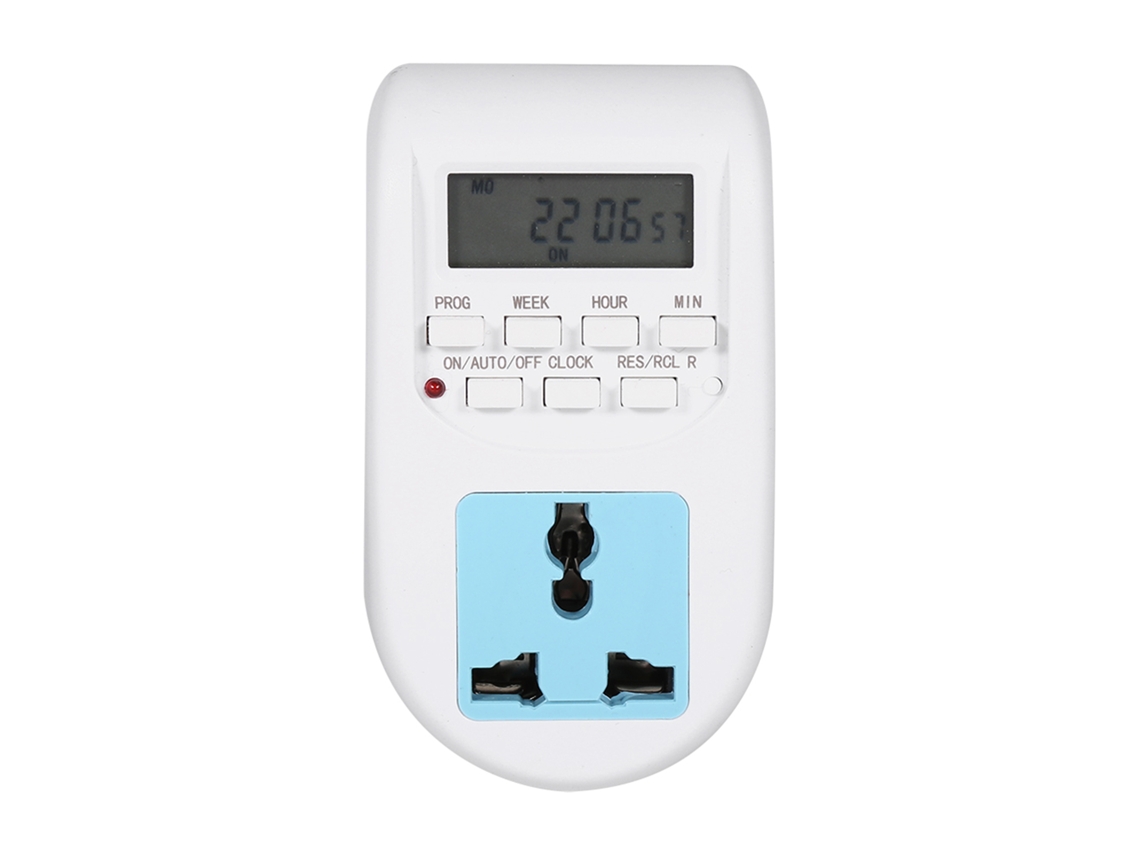 Laxiscreed Tomada Temporizadora Com Display Lcd, Compatível Com 220v-240v, Função Multifuncional Para Gestão Elétrica Eficiente