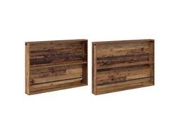 Conjunto de Estantes de Revistas Madeira Antiga 100x12x70 cm MAISON EXCLUSIVE
