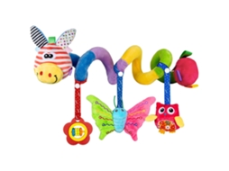 Mali brinquedo Espiral Pendurado com Sino para Bebê Carrinho Educativo Presente